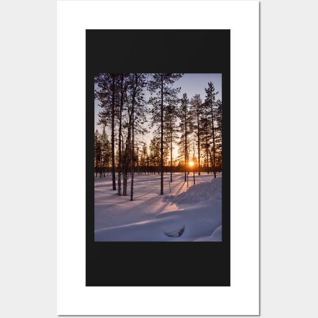 Yet Another Gorgeous Lapland Sunset Wall Art by krepsher